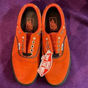 Vans Limited Addition Orange Suede Sneakers